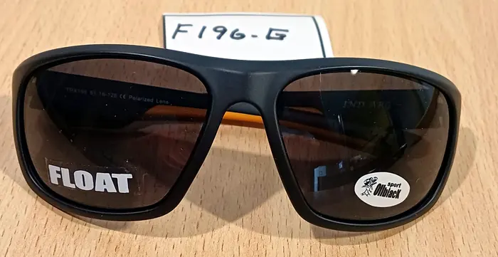 Anteojo Olblack Float F196-G, negro con cristal gris